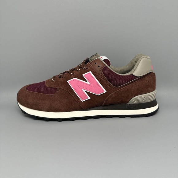 New Balance 574 U574GR2 Brown‎ Suede Lace Up Shoes Men\'s Sz 10 Women\'s Sz 11.5 main image 12